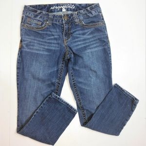 Aeropostale Low Rise - Skinny Taper Leg Jeans -7/8
